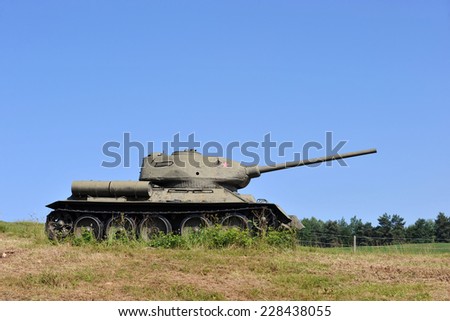 Old army tank