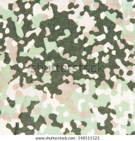 Painted military green fabric. Abstract background