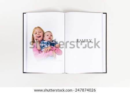 Brothers printed on book