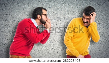Man angry with his brother