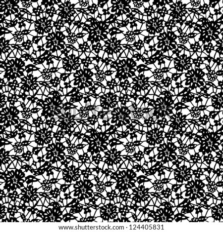 Seamless lace floral pattern Seamless lace floral pattern