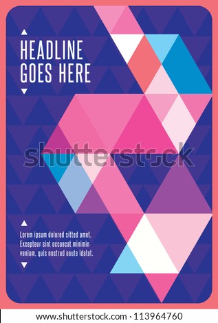 Print Vector Poster Design Template Layout Design Background Graphics Abstract Web Design Graphic Design Poster Templates