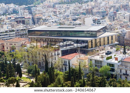 New Acropolis museum, Athens, Greece