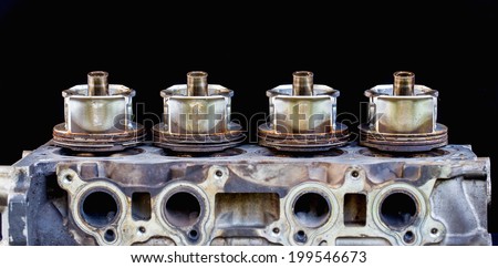 image of cylinder block of engine