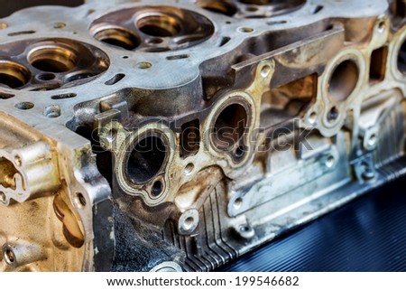 image of cylinder block of engine