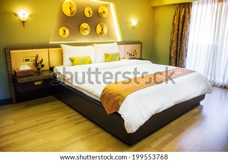 Modern master bedroom interior,(photo coming from my gallery)