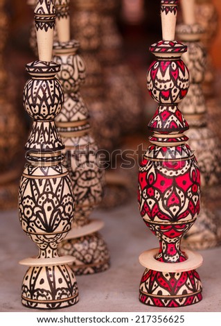 Make up. Original arabic kohl bottle - eyeliner for sale in medina of Marrakesh, Morocco, North Africa