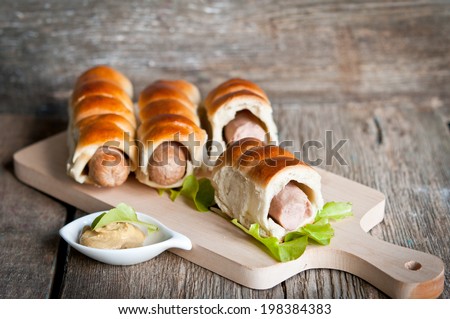 Homemade sausage rolls