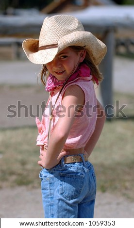 Little Cowgirl with Attitude - Eye