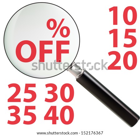Discount price, promotional sale. Cut and paste the number on the lens.
