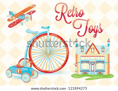 best infant car toys
 on -toy-doll-house-bicycle-car-plane-chair-stylized-vintage-toys-baby ...