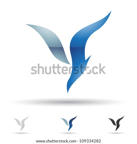 Vector Illustration Of Abstract Icons Based On The Letter Y - 109334282