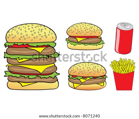 Burger Cartoon