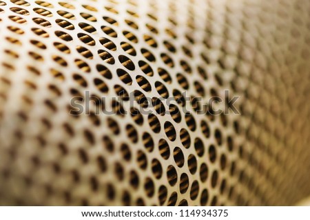 Close-up of an air cleaner