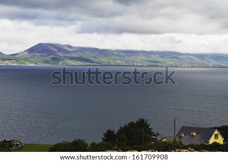 Buildings at the lakeside, Lakes of Killarney, County Kerry, Republic of Ireland