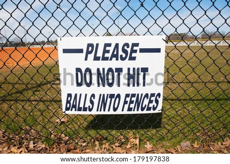 baseball field with chain link fence