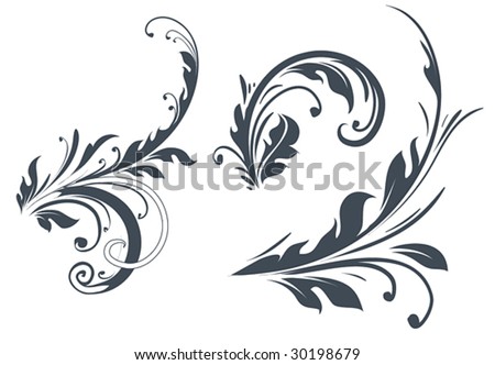 Scroll Design. Vector. - 30198679 : Shutterstock