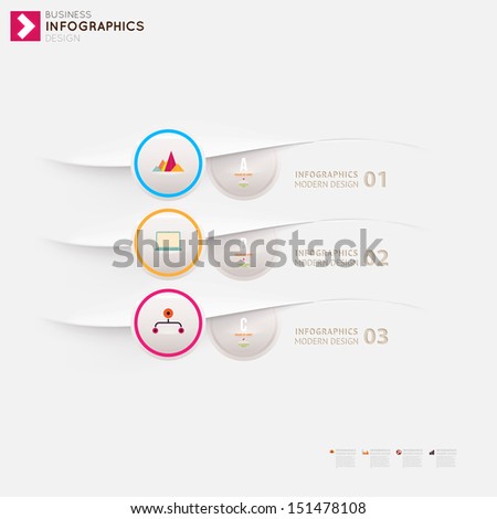 Modern infographic template with icons for business design ribbons Can be used for banners cards paper designs website layouts diagrams and presentations Vector eps10 illustration Modern infographic template with icons for business design ribbons Can be used for banners cards paper designs website layouts diagrams and presentations Vector eps10 illustration