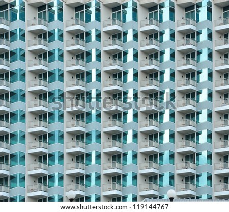 Apartment windows pattern and design