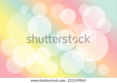 Blur circle on colorful background for use as graphic background