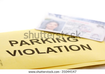 Parking Violation Ticket Stock Photo 35044147 : Shutterstock
