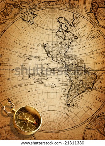 compass (map of the 18 century)