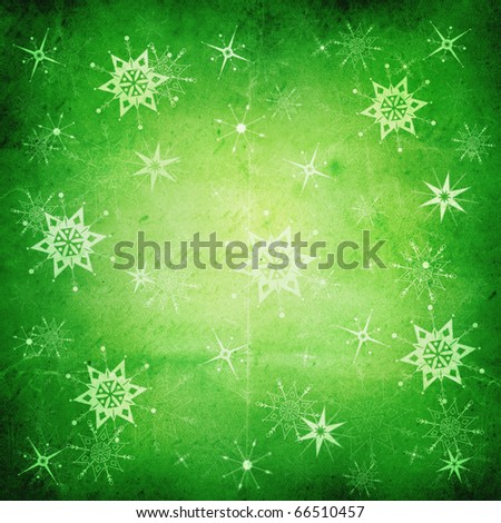 green vintage holiday background