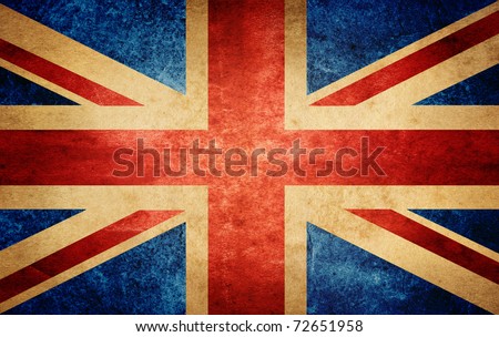 England Flag Grunge