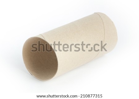 center axis of tissue paper roll