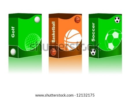 Sport box Golf, Basketball, Soccer Ball