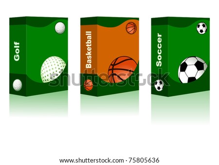 Sport box - Golf, Basketball, Soccer Ball