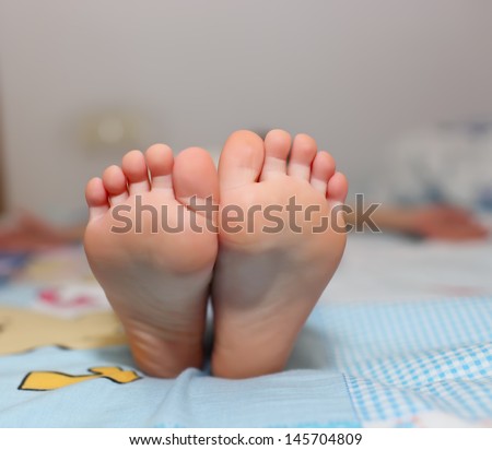 children sole of the foot