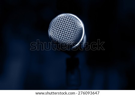 Microphone isolated for live show