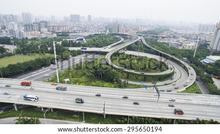 city highway interchange bridge road