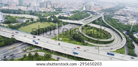 city highway interchange bridge road