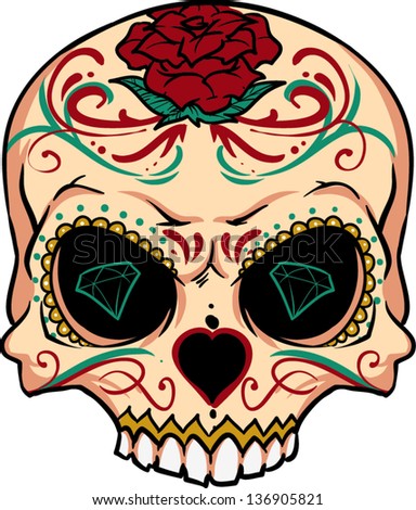 Vector skull artwork Vector skull artwork