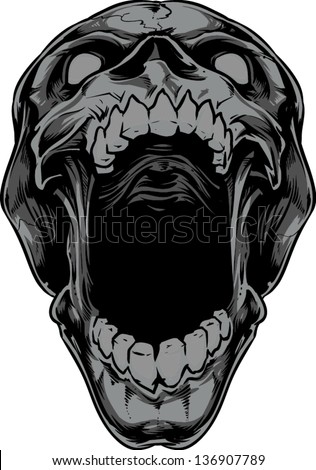 Vector skull artwork Vector skull artwork