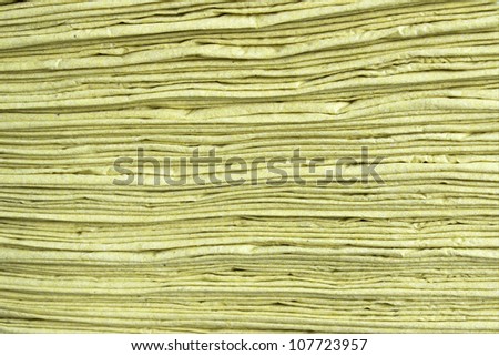 waste-paper salvage yellow-gray texture