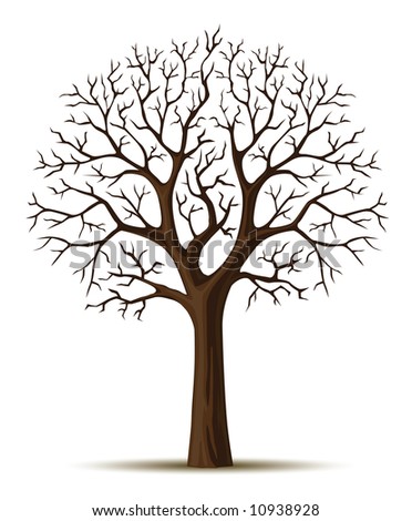 clipart tree with branches. of tree branches cron