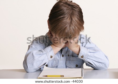 frustrated child clipart