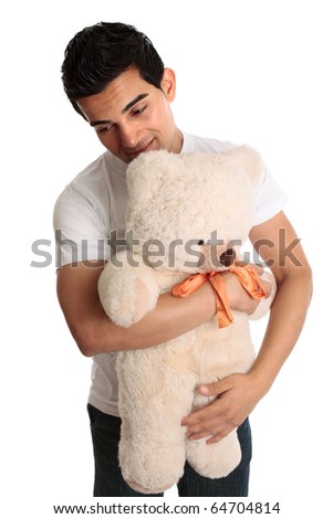 Man Cuddling