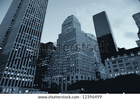 New york city - downtown manhattan.
