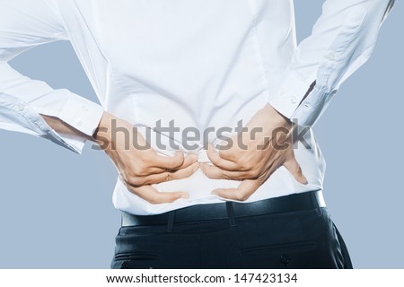 Man with dorsal pain