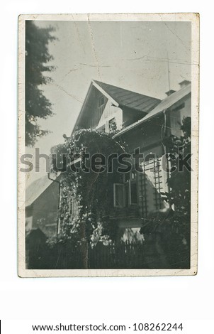HORNI MARSOV, CZECHOSLOVAK REPUBLIC, CIRCA 1955 - House / Frontage - circa 1955