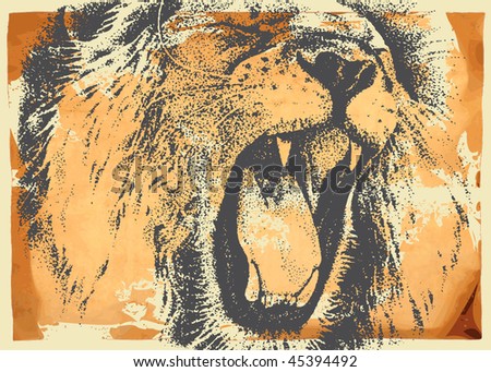 clip art lion head. of lion-s head