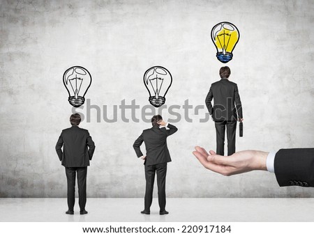 A concept of leadership Chosen employee A concept of leadership Chosen employee