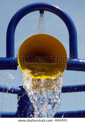 water bucket tipping