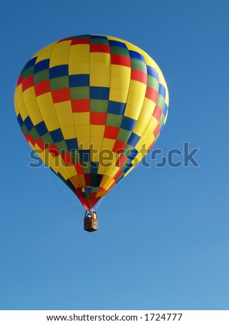 two people in a hot air balloon