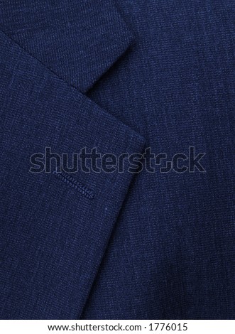 the lapel on a businessman\'s suit