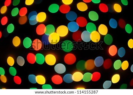 Boke abstract defocused red yellow green blue black background